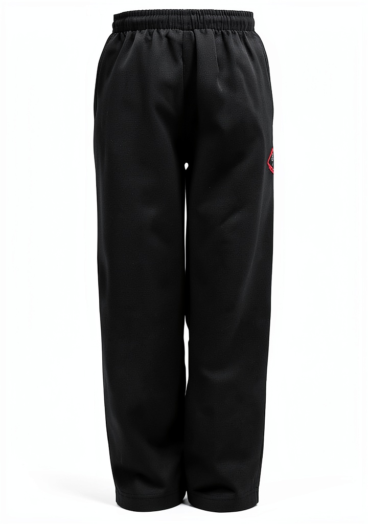 Taekwondo pants in black and white