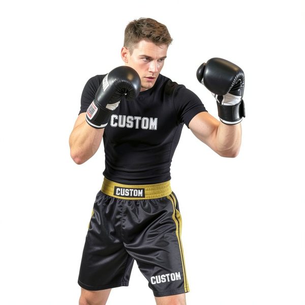 Custom Boxing Shorts and Top by marily125 Unisex Fitness-3