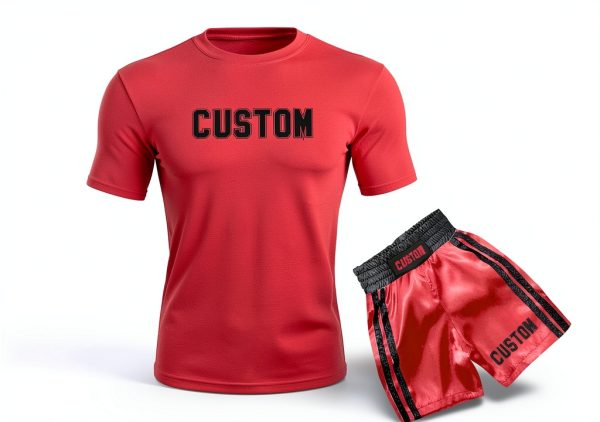 Custom Boxing Shorts and Top by marily125 Unisex Fitness-6