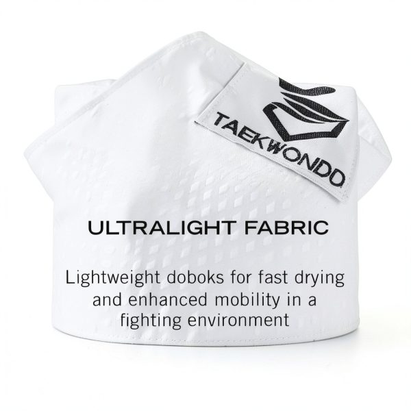 Taekwondo Suit UNINE White Lightweight Pants-5