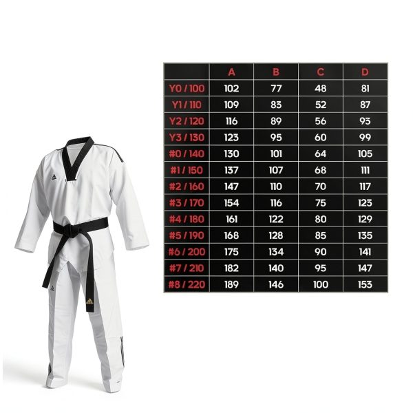 adidas Taekwondo Uniform Set White-2