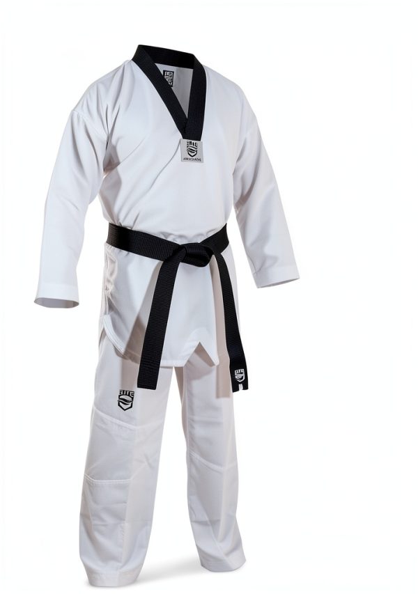 Taekwondo Suit UNINE White Lightweight Pants-4