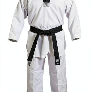 Taekwondo Suit UNINE White Lightweight Pants-0