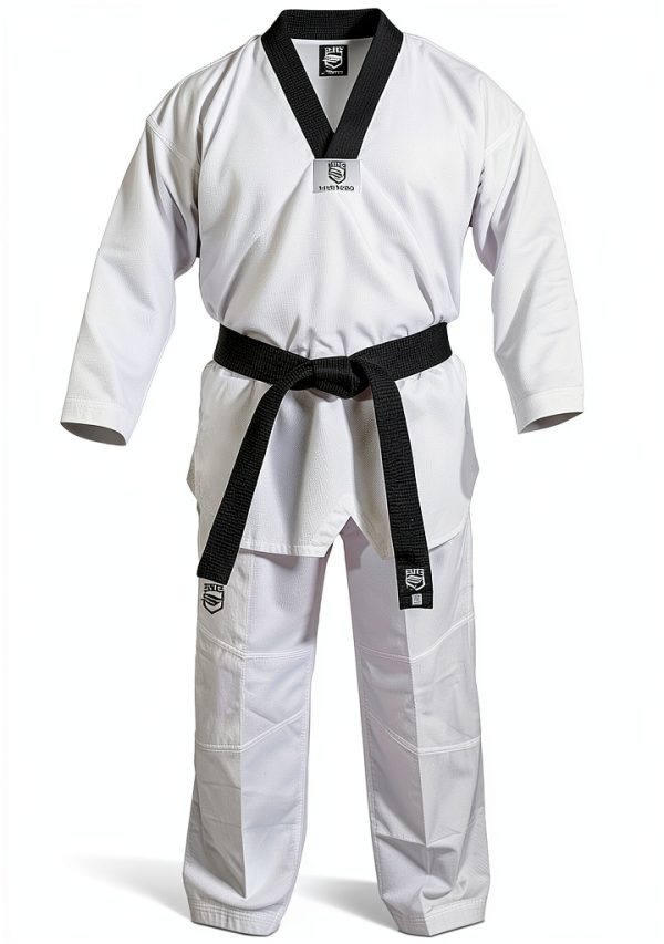 Taekwondo Suit UNINE White Lightweight Pants-0