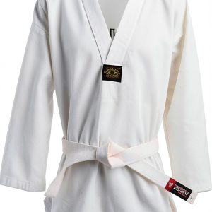 Taekwondo Uniform Twister Fight Wear White Cotton-0