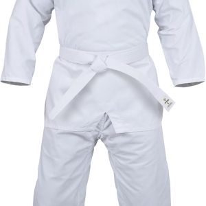 Taekwondo Uniform JAG TKA White Black Trim Unisex-0