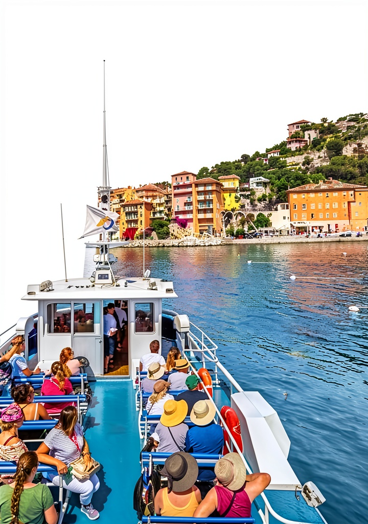 Traveler consulting the Sicily Kindle guide on a tablet aboard a cruise ship