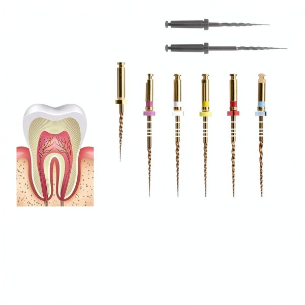 JMU Niti Rotary Dental Files Gold Heat Treated Flexible SX to F1 Sizes-4