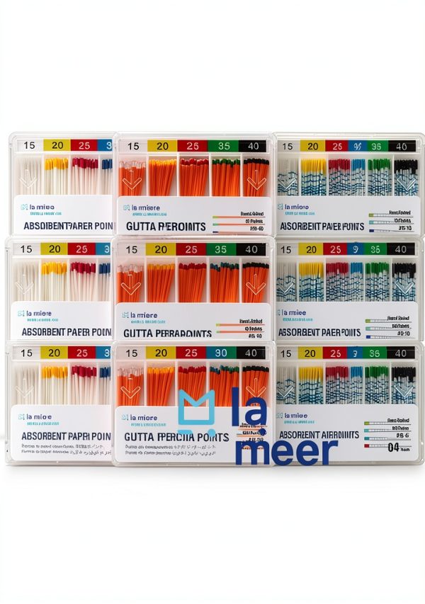 LA MIERE Absorbent Endodontic Paper Points Kit Multiple Sizes #15-40-3