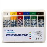 LA MIERE Absorbent Endodontic Paper Points Kit Multiple Sizes #15-40-0