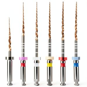 JMU Niti Rotary Dental Files Gold Heat Treated Flexible SX to F1 Sizes-0