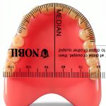 LeeMark Dental Flexible Denture Ruler Trubyte Dentsply 5869759940-0