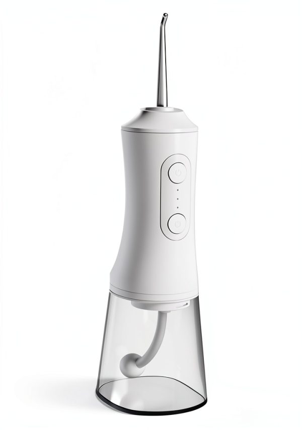 Water Dental Flosser - Portable Cordless Oral Irrigator 300ML, Rechargeable IPX7 Waterproof Irrigation Cleaner for Teeth Cleaning & Flossing, Travel & Home Use (Pearl White)-6