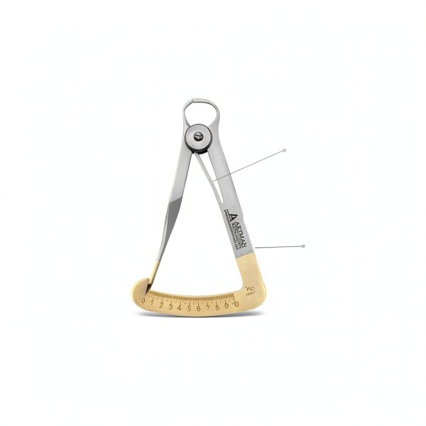 Dental Wax Caliper ARTMAN INSTRUMENTS 0‑10mm Spring Action Dual Scale-2