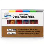 Meta Gutta Percha Points Standard 45-80 Size 120 per Pack Endodontic-0