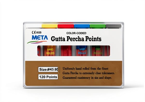 Meta Gutta Percha Points Standard 45-80 Size 120 per Pack Endodontic-0
