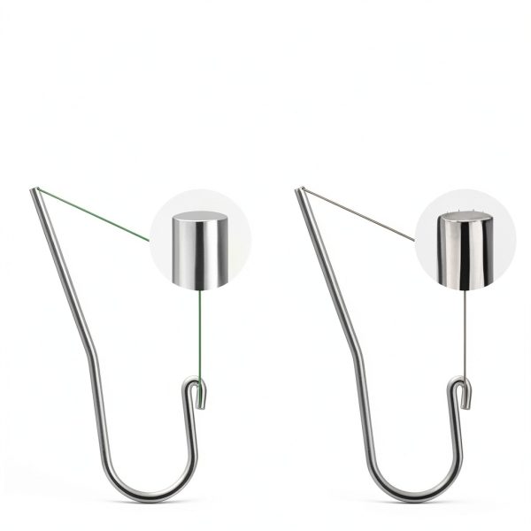10Pcs Dental Lip Hooks for Apex Locator, Stainless Steel Tester Endo Instrument Tools Used for Dental Clinic, Lab Equipment - Acid and Rust Resistance|2 mm-3