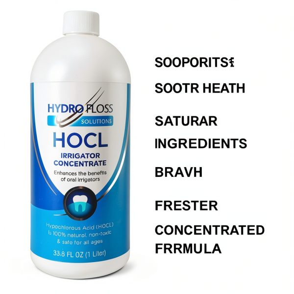HOCL Oral Irrigator Concentrate Hydro Floss Alcohol-Free 33.8 oz-1