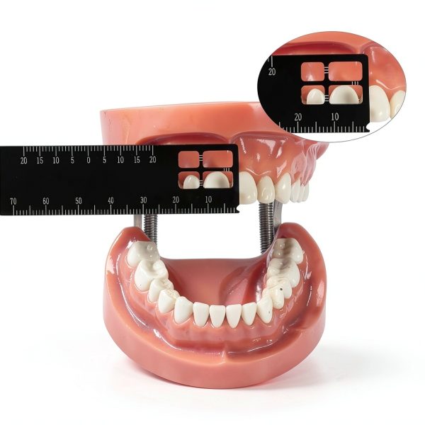Dental Precision Measuring Ruler Ceonam Black Stainless Steel-4
