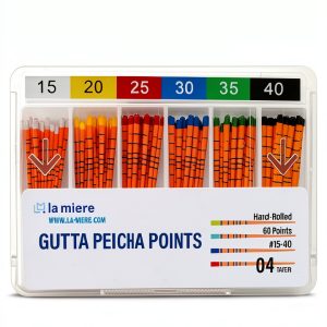 Dental Gutta Percha Points LA MIERE .04 Taper with mm Mark 60pcs-0