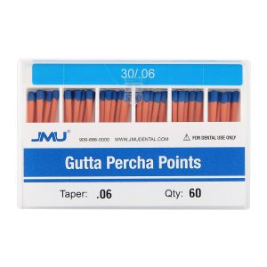 JMU Dental Gutta Percha Points .06 Taper Spill Proof Box 60pcs-0