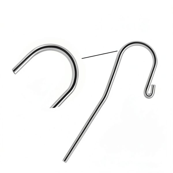 10Pcs Dental Lip Hooks for Apex Locator, Stainless Steel Tester Endo Instrument Tools Used for Dental Clinic, Lab Equipment - Acid and Rust Resistance|2 mm-5