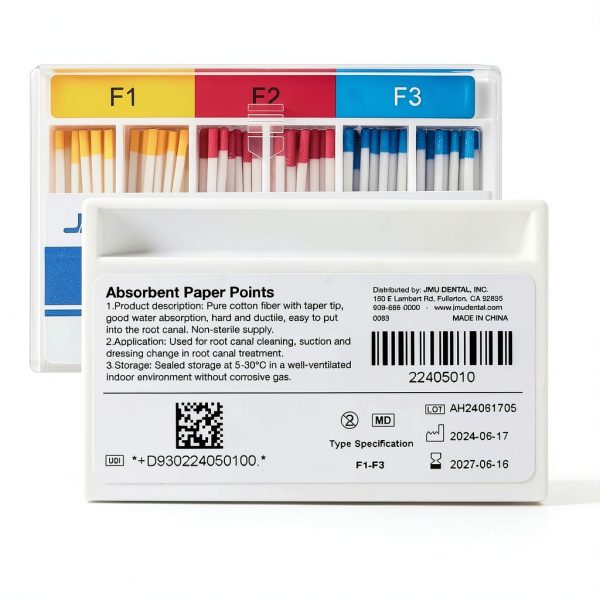 JMU Absorbent Paper Points #F1-F3 Assorted 100pcs Dental Endodontic-4