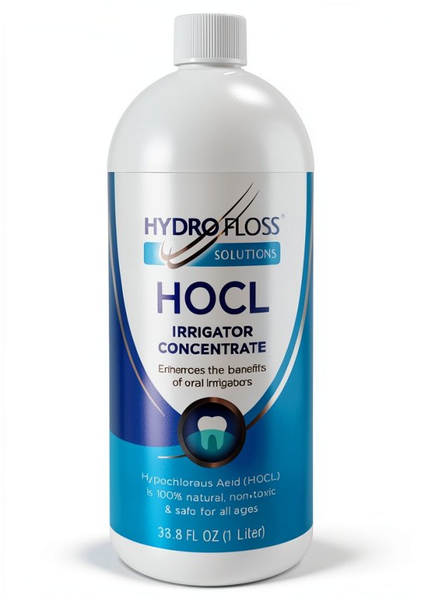 HOCL Oral Irrigator Concentrate Hydro Floss Alcohol-Free 33.8 oz-0