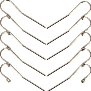 10Pcs Dental Lip Hooks for Apex Locator, Stainless Steel Tester Endo Instrument Tools Used for Dental Clinic, Lab Equipment - Acid and Rust Resistance|2 mm-0