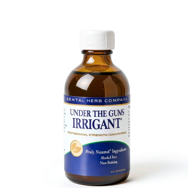 Under The Gums Irrigant Solution – Alcohol-Free, Vegan Herbal Solution for Water Flossers & Oral Irrigators – Supports Gum Health Naturally - (45 Day Supply) by Dental Herb Company-1