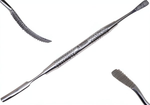 Miller Bone File #21 and #45 Double‑Ended Stainless Steel Dental Tool-0